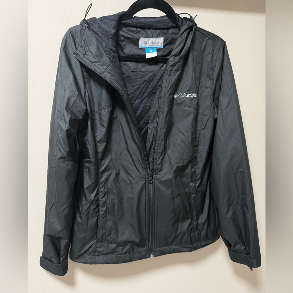 Women’s Columbia Black Windbreaker Jacket